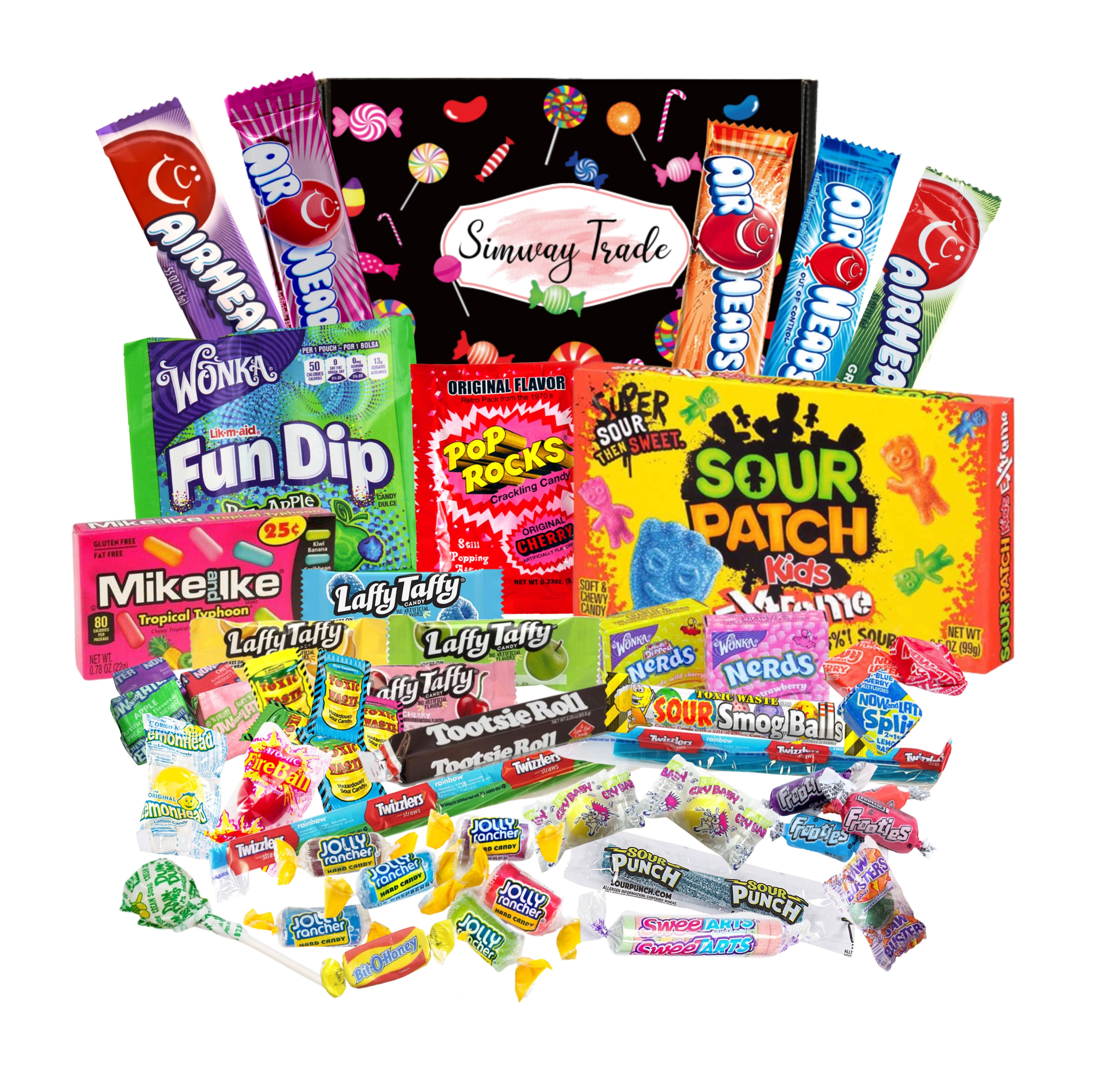 Heavenly Sweets American Candy Box Hamper and Chocolate Bar Gift