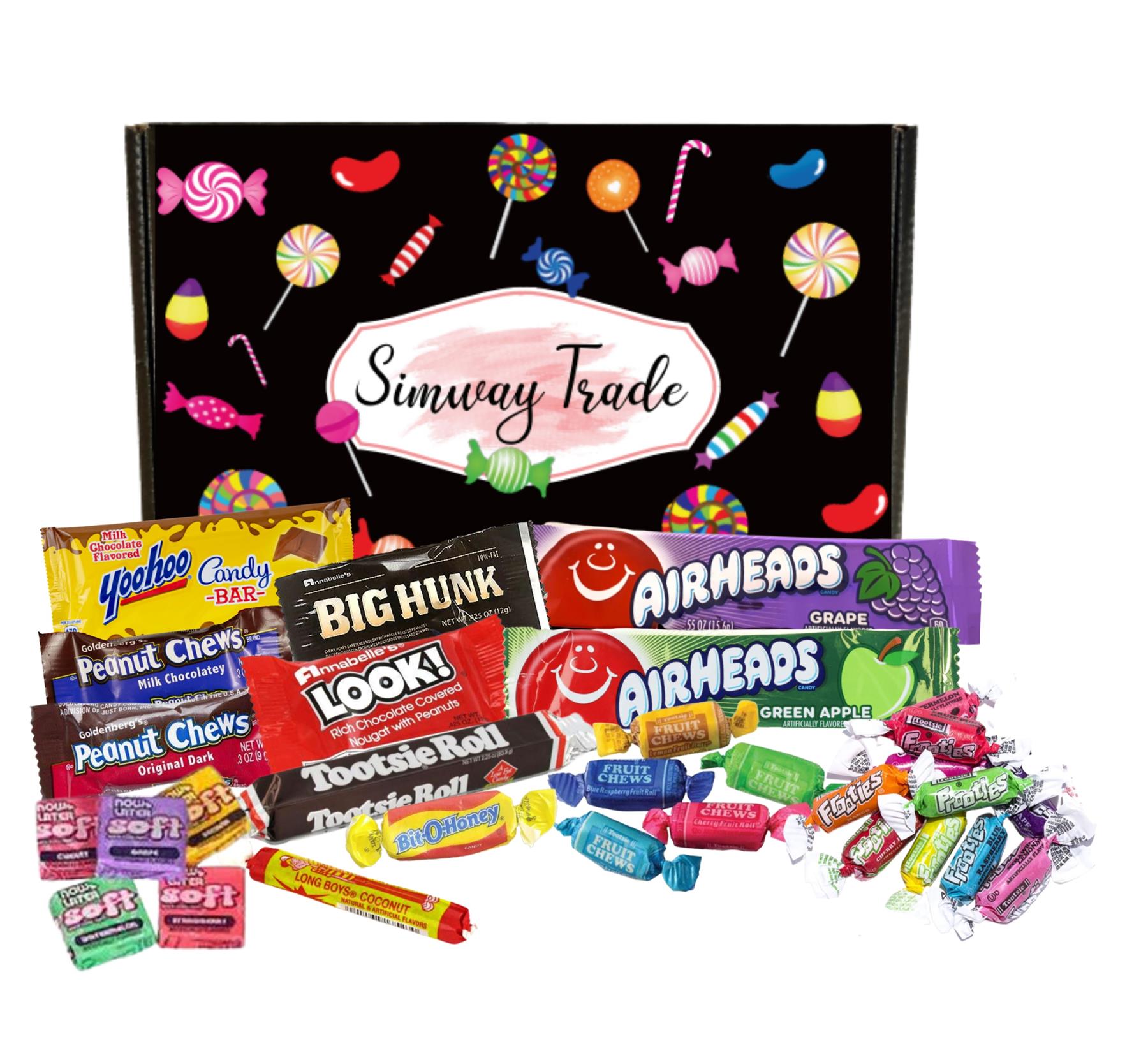 Heavenly Sweets American Candy Box Hamper and Chocolate Bar Gift