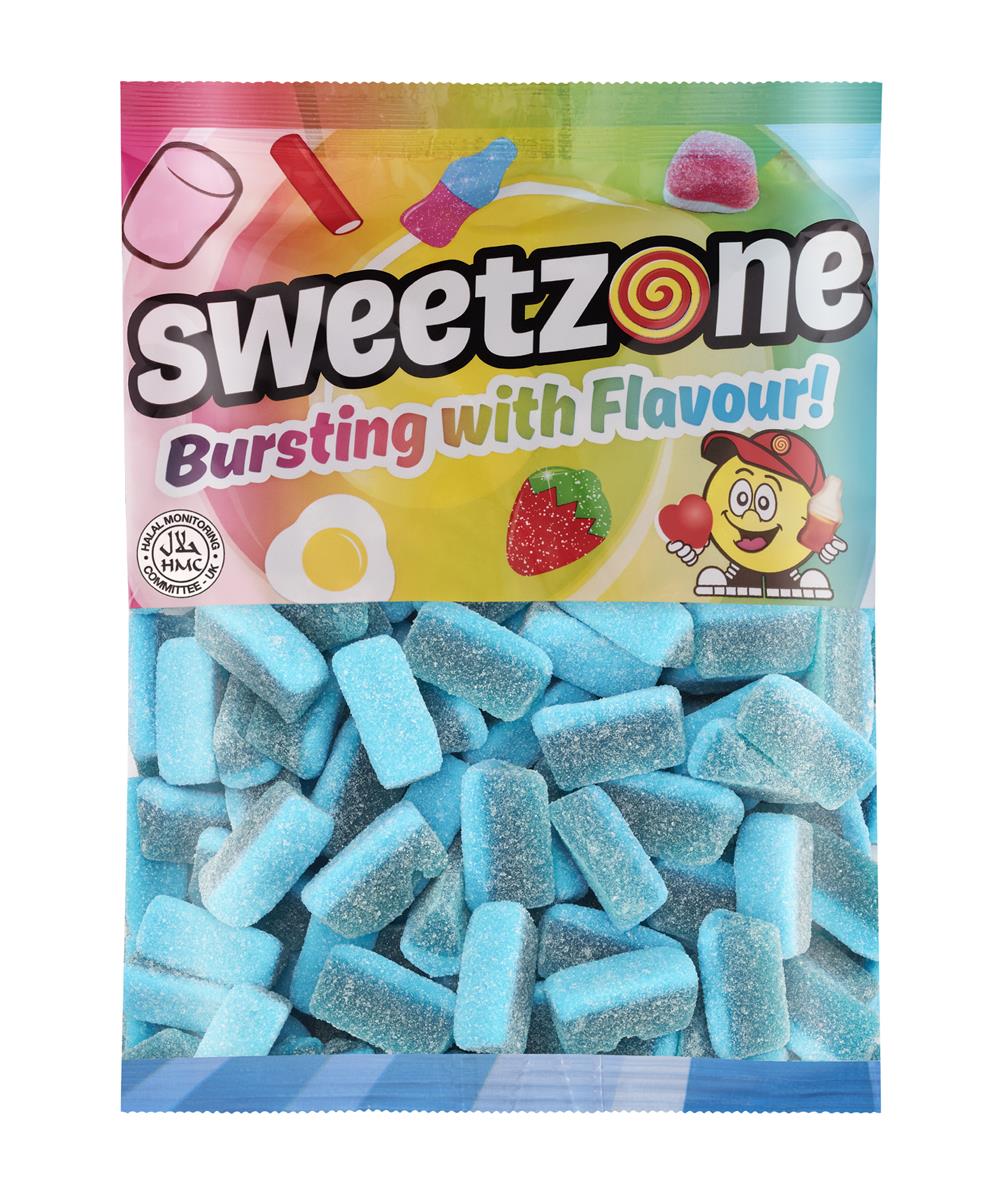 Blue Raspberry Slices 1kg Bag