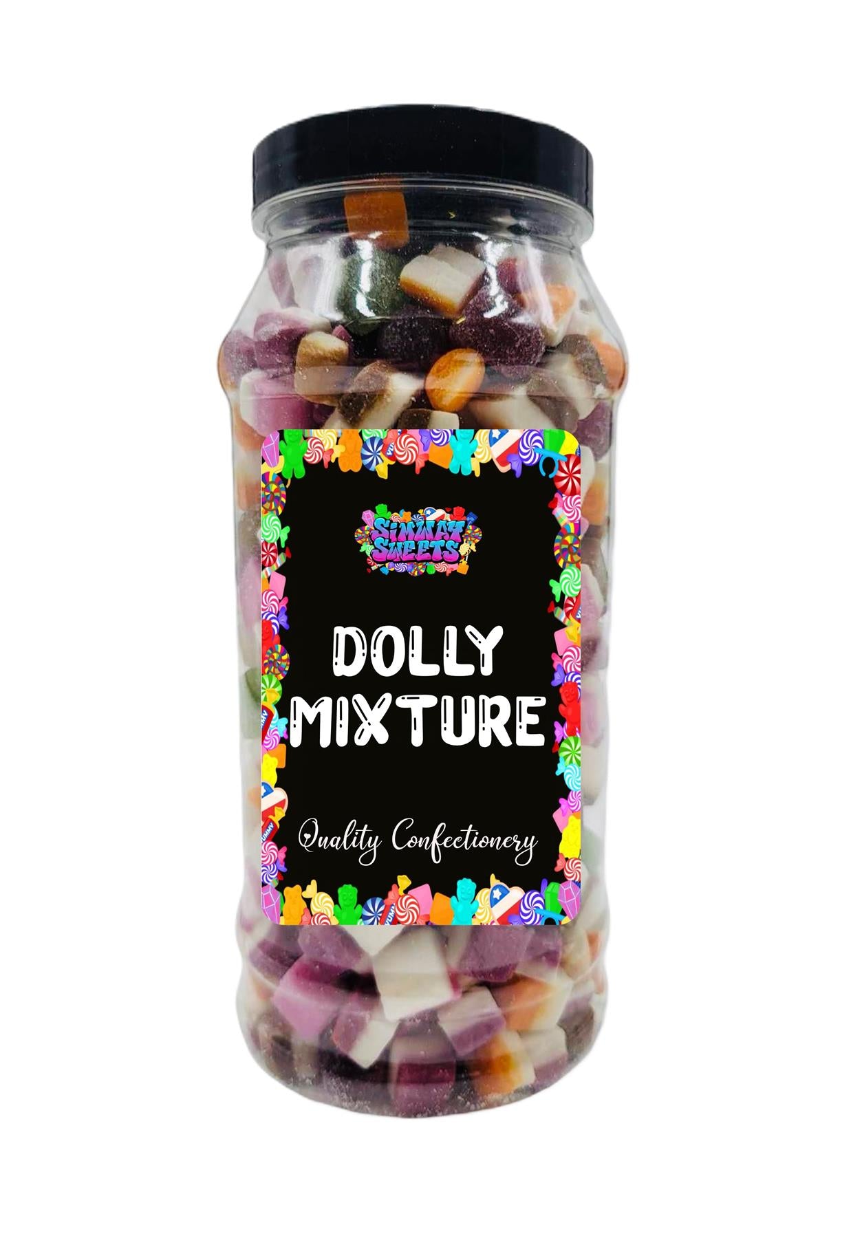 Dolly Mixtures Retro Sweets Gift Jar - 680g – Simway Sweets