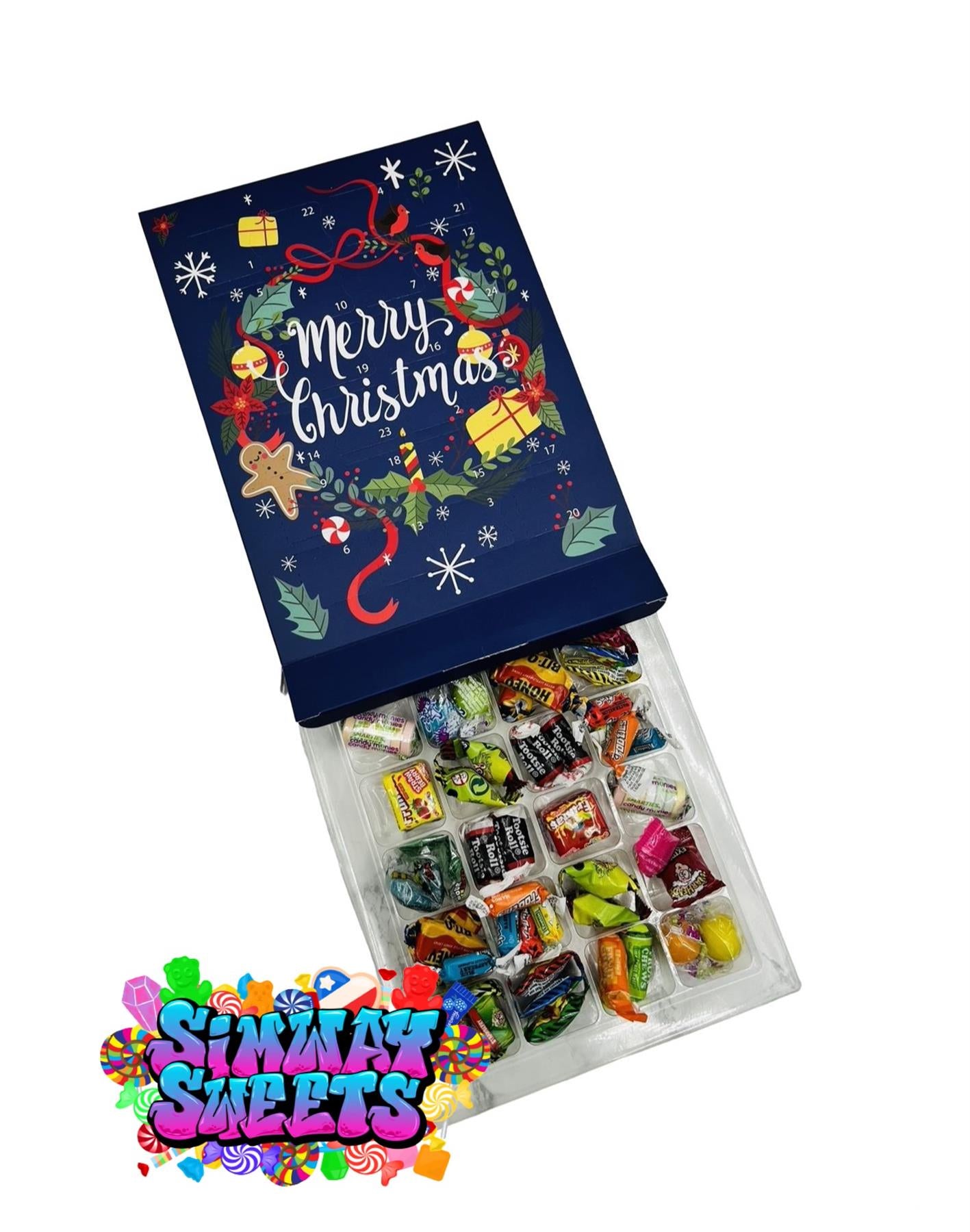 Simway Sweets American Sweets Christmas Advent Calendar 2024 Xmas Countdown USA Candies