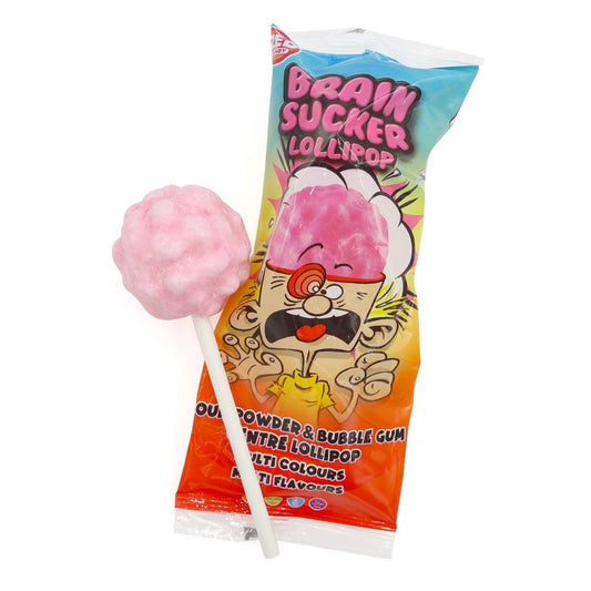 Zed Brain Sucker Sour Lollipop 63g