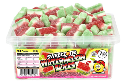 Fizzy Watermelon Slices 800g Tub