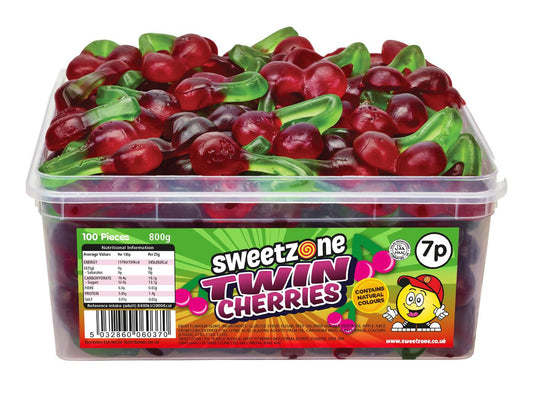 Twin Cherries 800g Tub