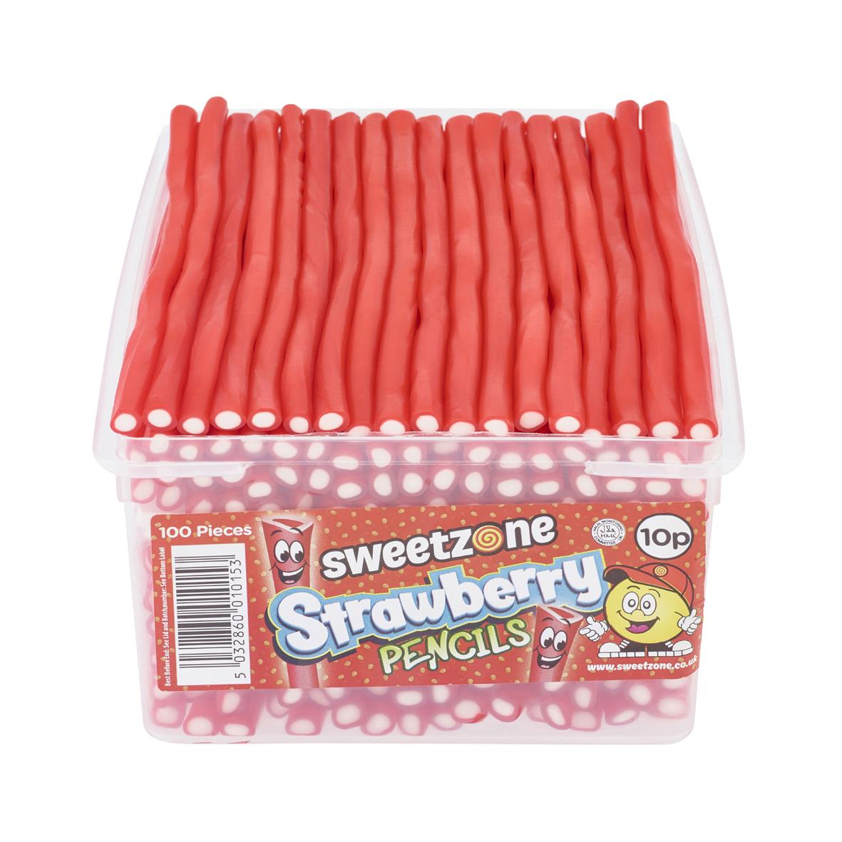 Strawberry Pencils Tub 100 x Pieces