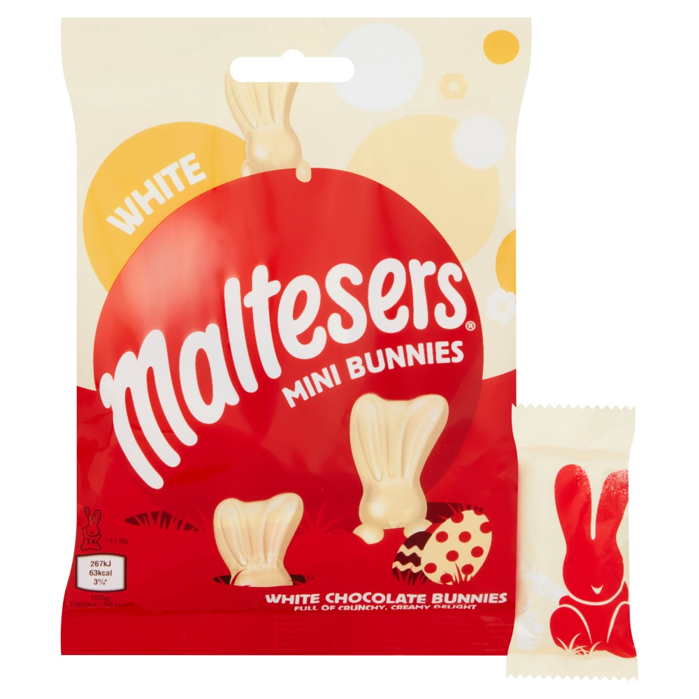 Maltesers White Chocolate Bunnies Bag 59g