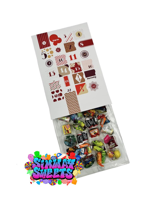 Simway Sweets American Sweets Christmas Advent Calendar 2024 Xmas Countdown USA Candies