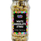 White Chocolate Jazzies Stars Retro Sweets Gift Jar - 515g