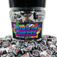 Simway Sweets Jar 785g - Black Jack Chews - Individually Wrapped - Approximately 150 Pieces