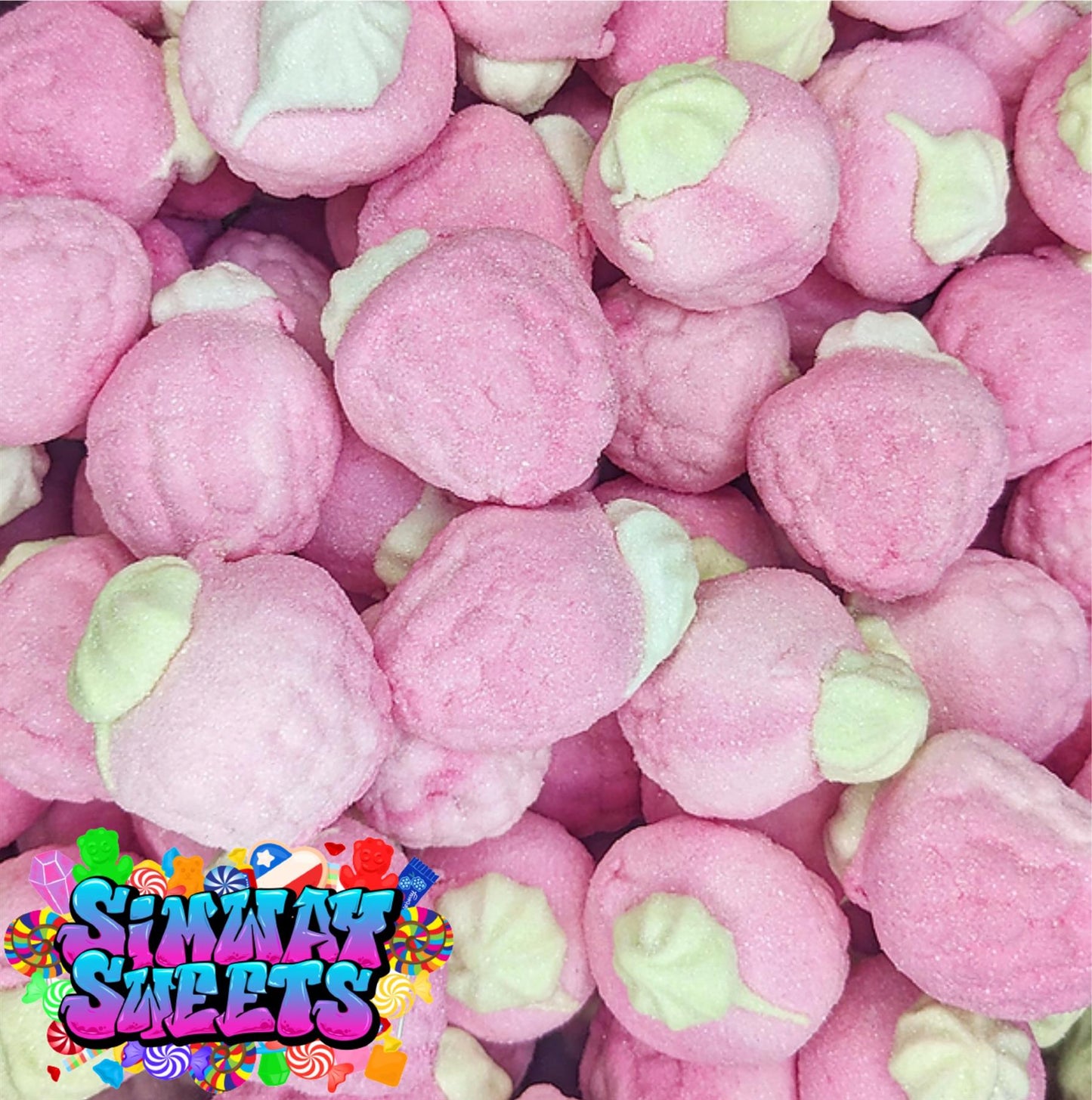 Jelly Filled Raspberry Marshmallows