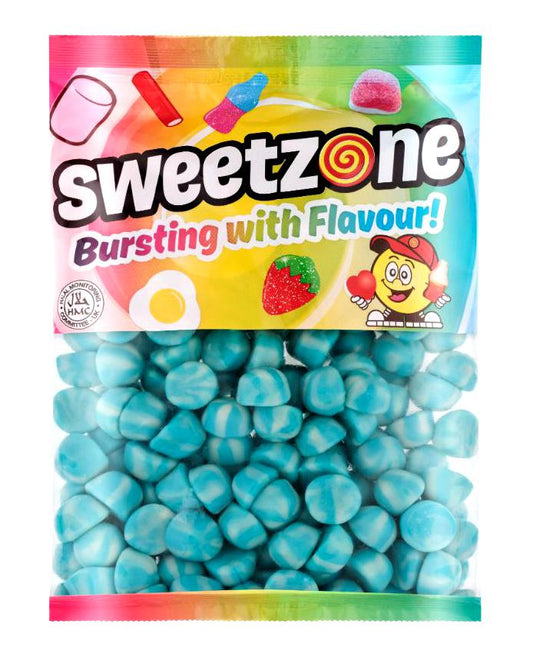 Jelly Blue Twist Kisses 1kg Bag