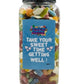 Simway Sweets 'Get Well Soon' Mix Sweet Gift Huge Mega 3KG Candy Jar - Pick Your Mix!