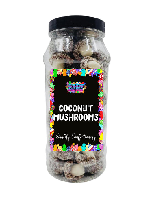 Coconut Mushrooms Retro Sweets Gift Jar - 550g