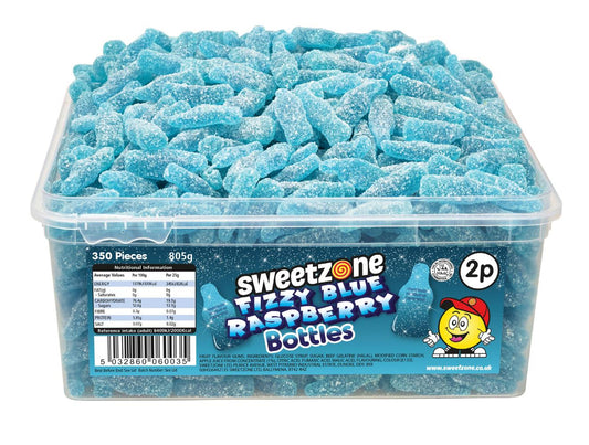 Blue Raspberry Bottles 805g Tub