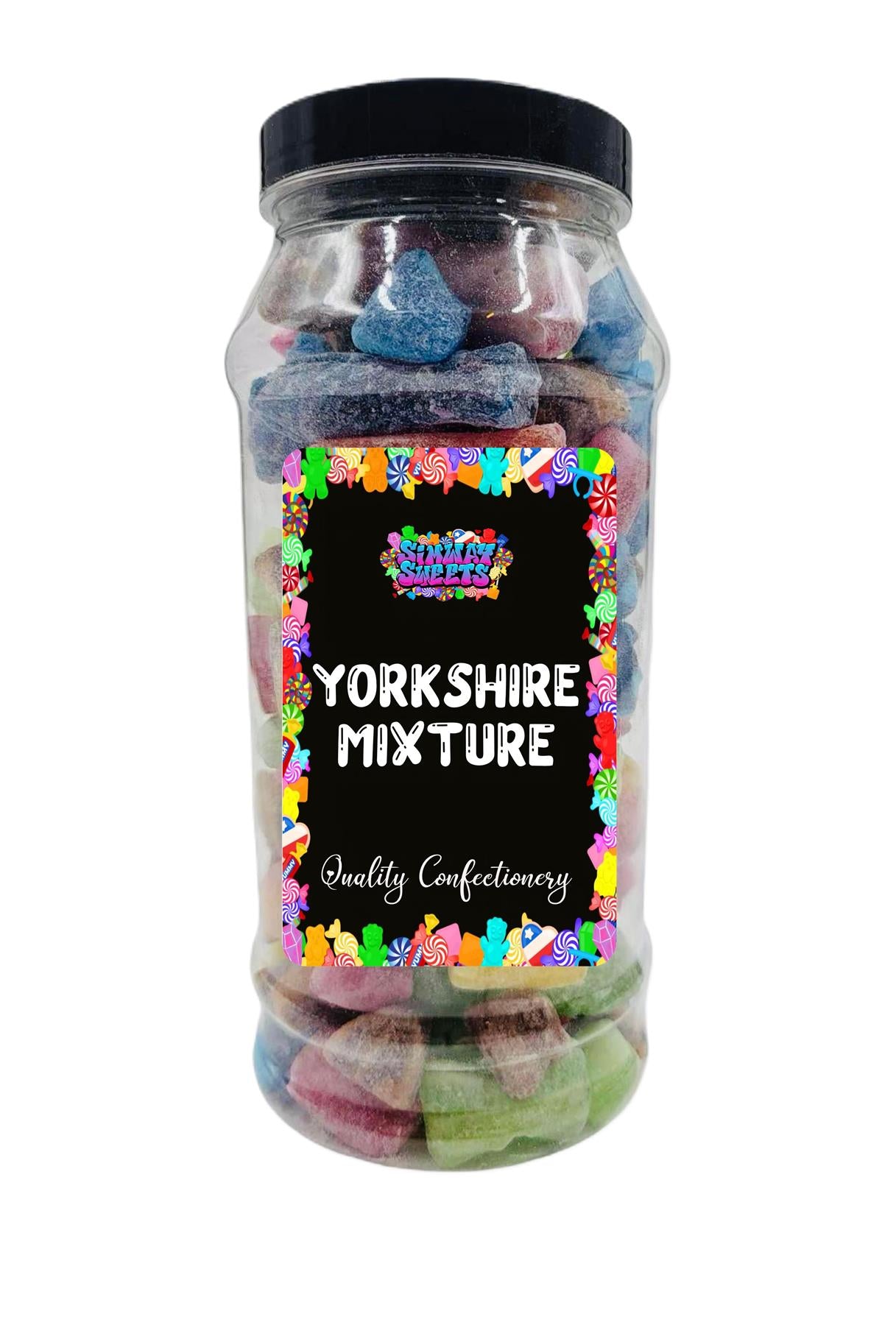 Yorkshire Mixture Hard Boiled Retro Sweets Gift Jar - 735g