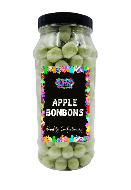 Apple Flavour Bon Bons Retro Sweets Bon Bons Gift Jar - 735g