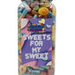 Simway Sweets Cute Couple Girlfriend Boyfriend 'For My Sweet' Gift Huge Mega 3KG Sweet Jar - Pick Your Mix!