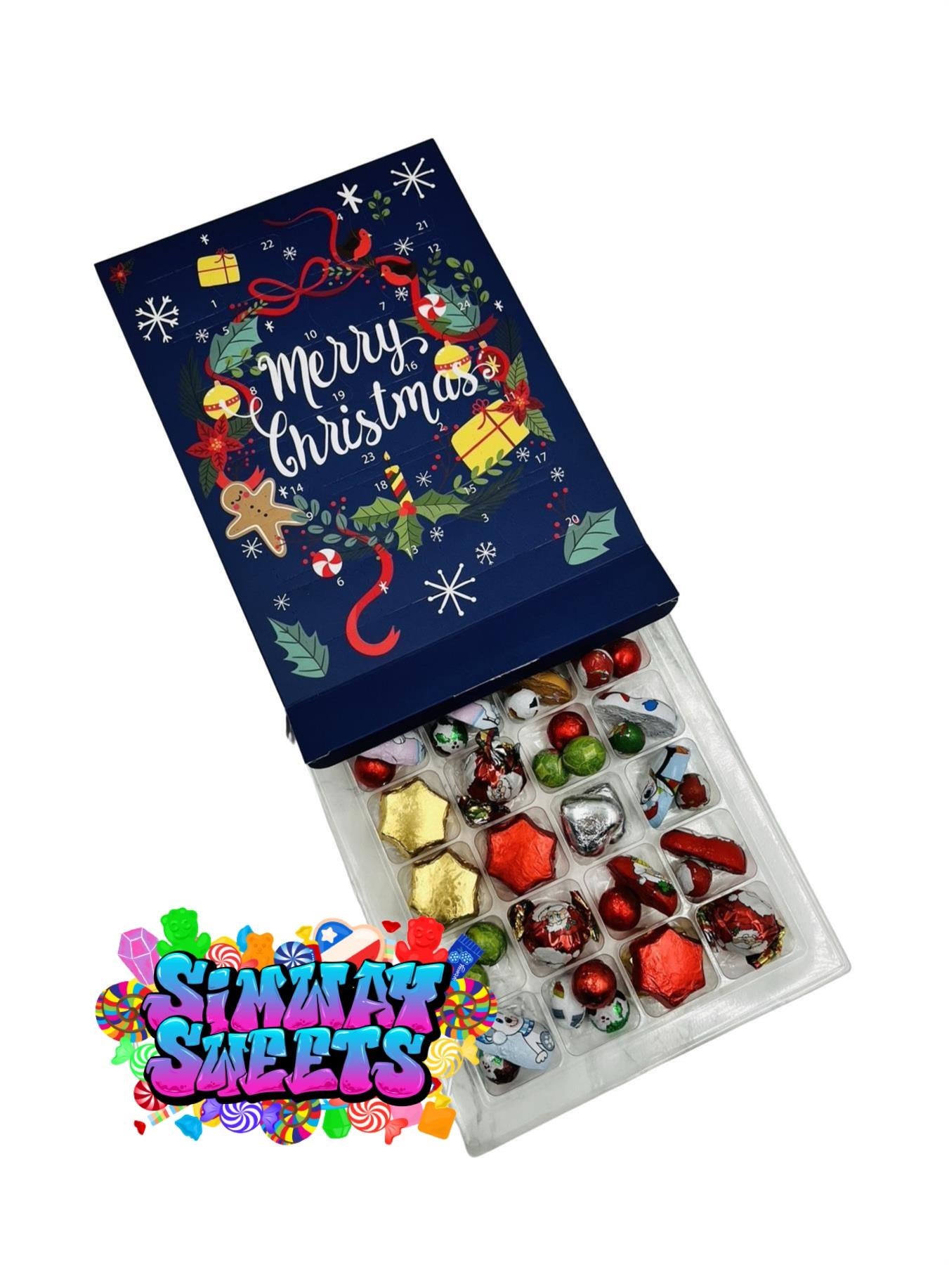 Simway Sweets Milk Chocolate Christmas Advent Calendar 2024 Xmas Countdown