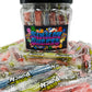 Simway Sweets Jar 490g - Sour Punch Straws - Individually Wrapped American Sweets - Approximately 66 Pieces