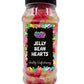 Jelly Bean Hearts Gummy Retro Sweets Gift Jar - 910g