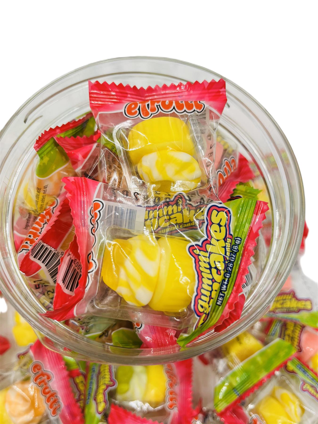 Simway Sweets Jar 360g - Gummi Cupcakes - Individually Wrapped American Sweets - Approximately 30 Pieces