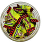 Simway Sweets Jar 385g - Dr Sour Strawberry Blasts - Individually Wrapped Sweets - Approximately 80 Pieces