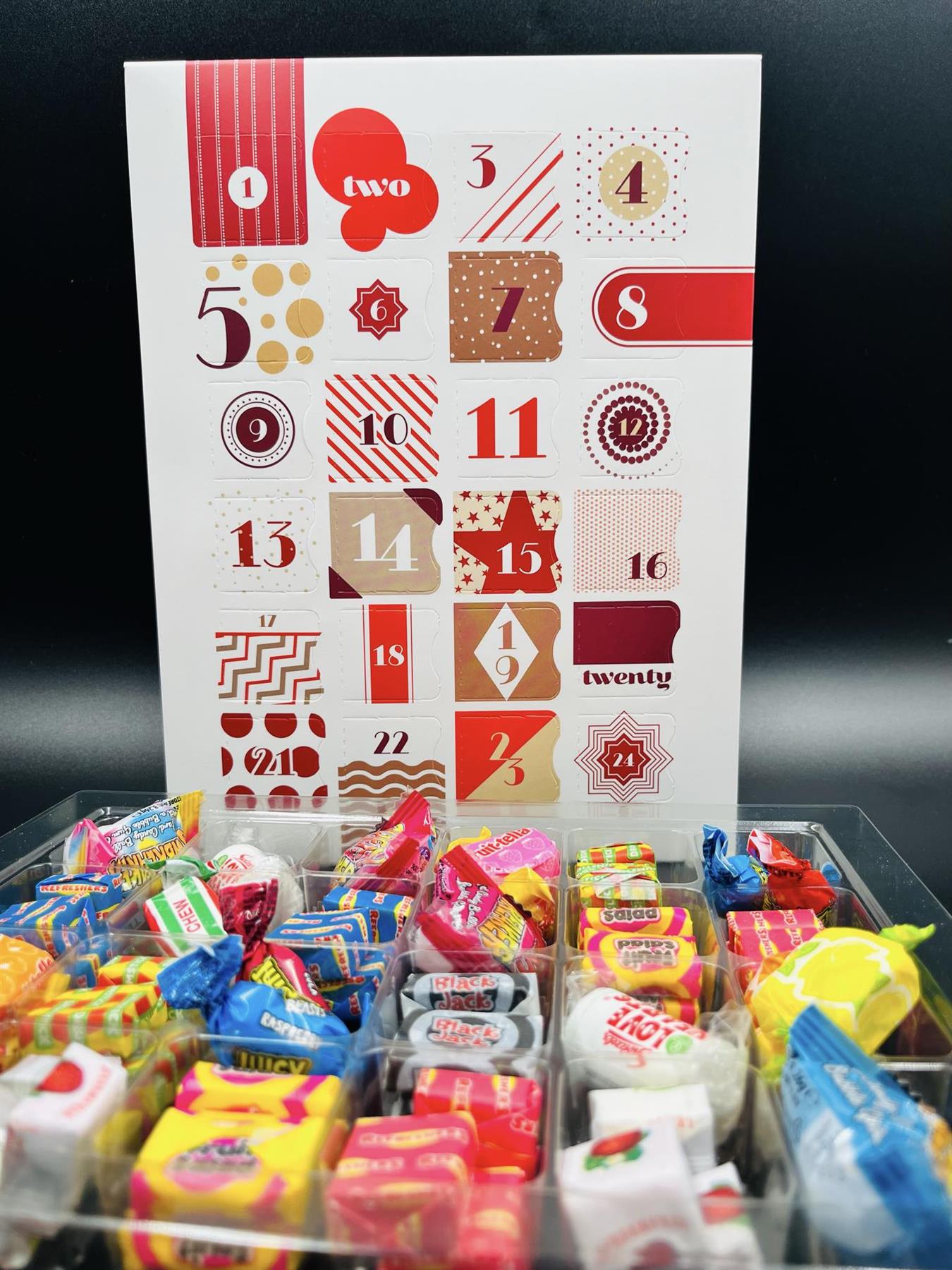 Simway Sweets Christmas Advent Calendar Retro Sweets Selection 2024 Xmas Countdown .