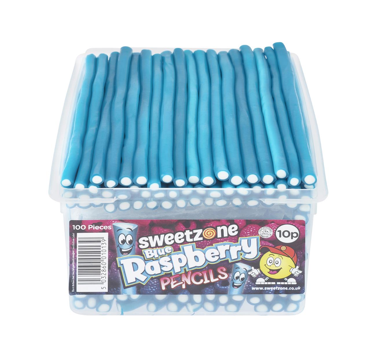 Blue Raspberry Pencils Tub 100 x Pieces