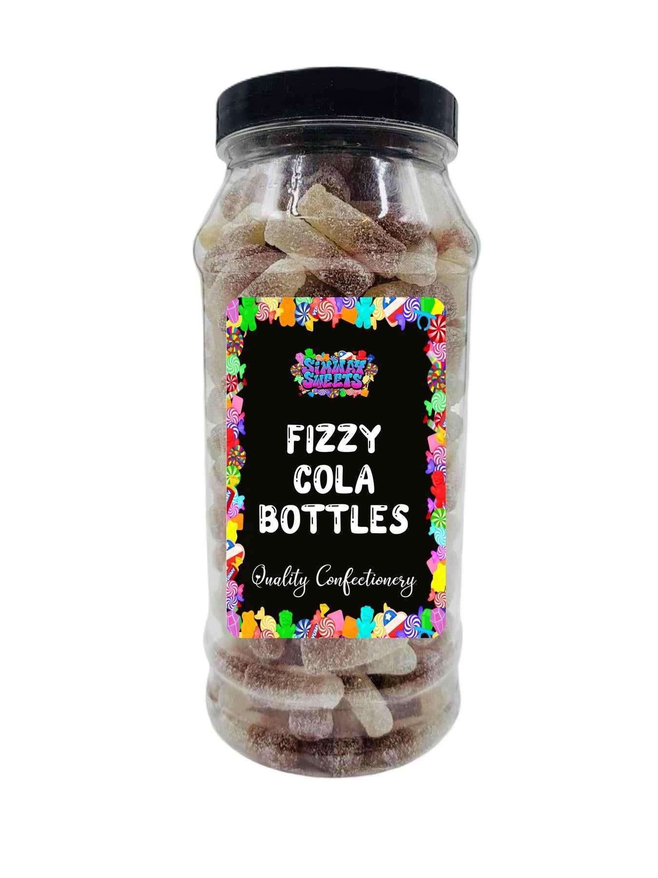 Fizzy Cola Bottles Retro Sweets Gift Jar - 685g