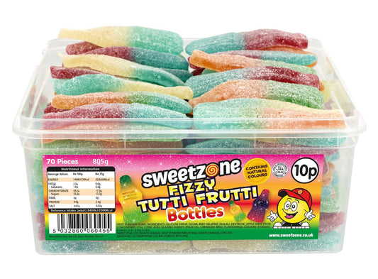 Fizzy Tutti Frutti Bottles 805g Tub