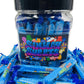 Simway Sweets Jar 530g - Jungle Jollies Blue Raspberry Flavour - Individually Wrapped American Sweets - Approximately 48 Pieces