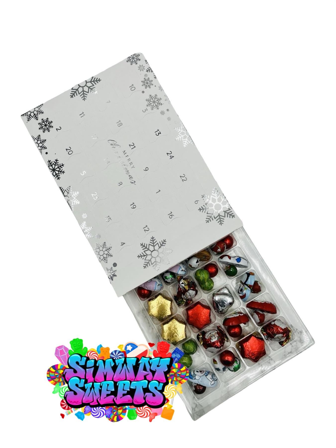 Simway Sweets Milk Chocolate Christmas Advent Calendar 2024 Xmas Countdown