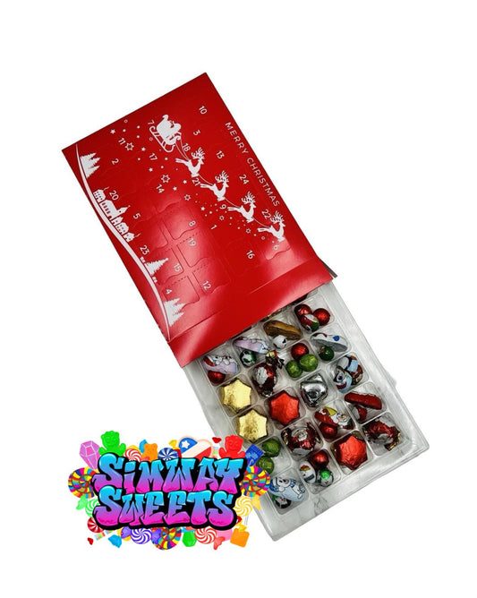 Simway Sweets Milk Chocolate Christmas Advent Calendar 2024 Xmas Countdown