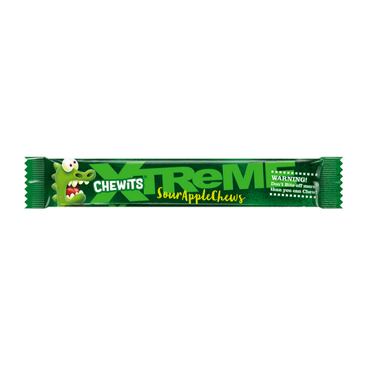 Chewits Xtreme 34g Chews - Sour Apple