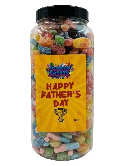 Simway Sweets Father's Day Gift Huge Mega 3KG Sweet Jar - Pick Your Mix!