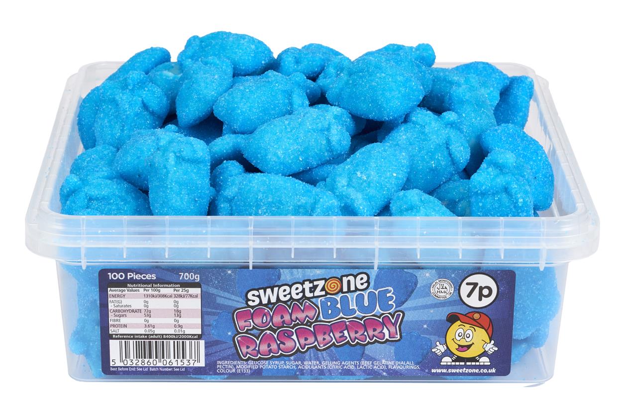 Blue Raspberry Foams 700g Tub