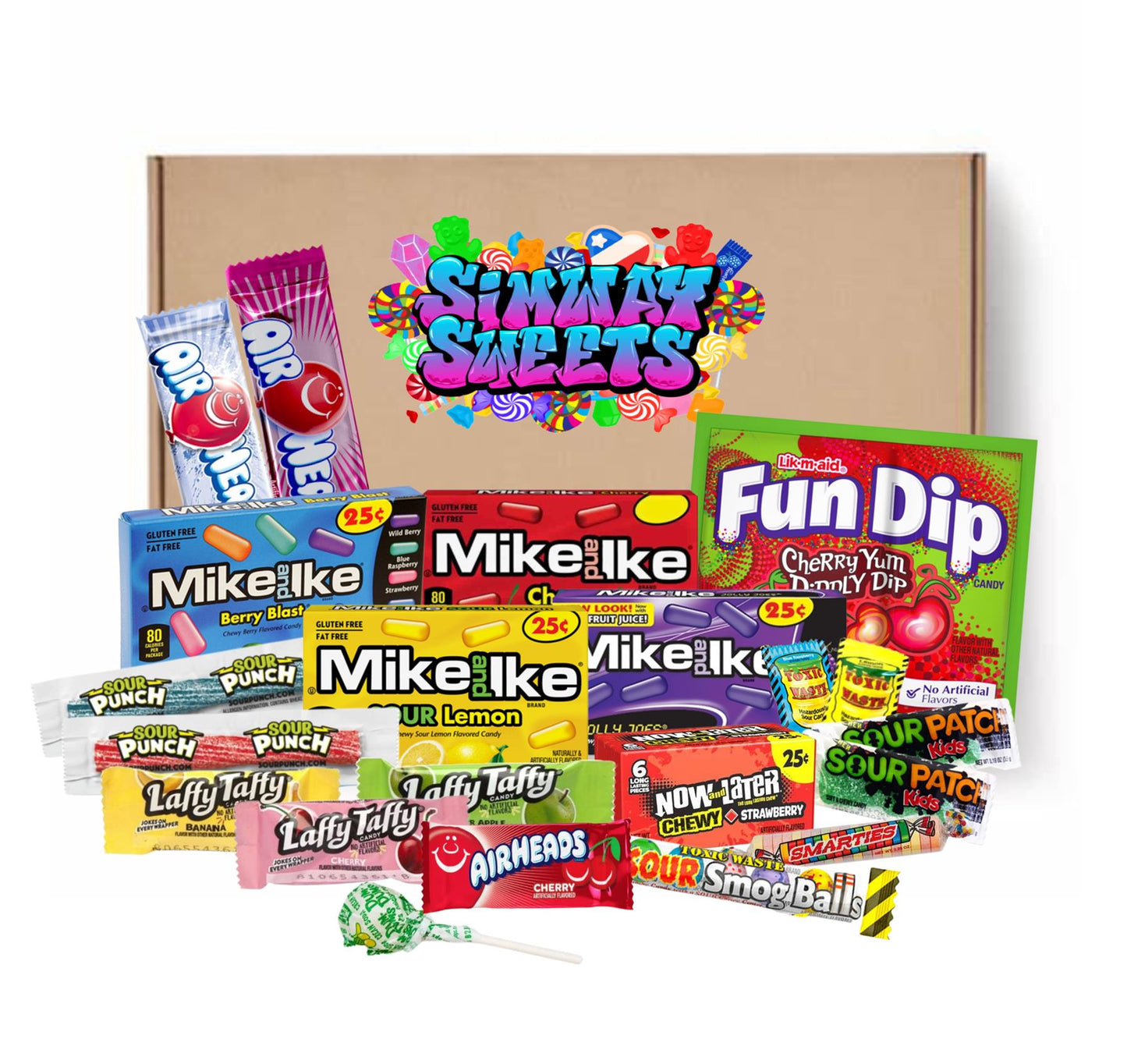 American Sweets Gift Box USA Candy Hamper 20 Items