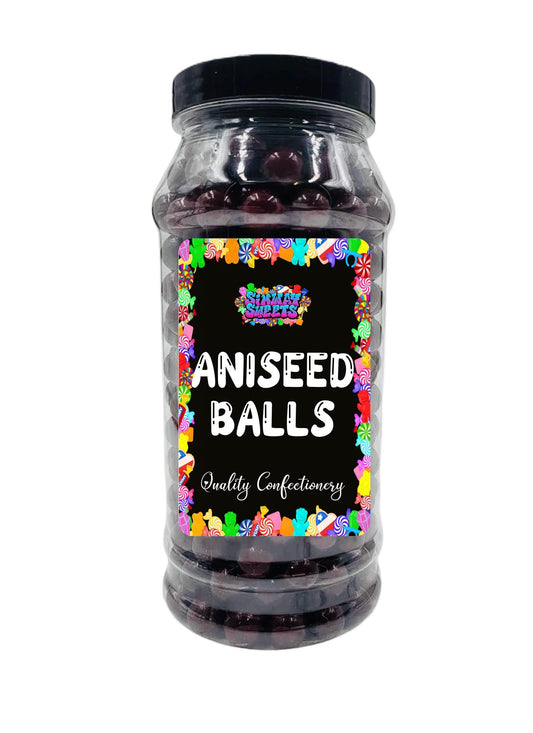 Aniseed Balls Retro Sweets Gift Jar - 800g