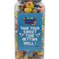 Simway Sweets 'Get Well Soon' Mix Sweet Gift Huge Mega 3KG Candy Jar - Pick Your Mix!