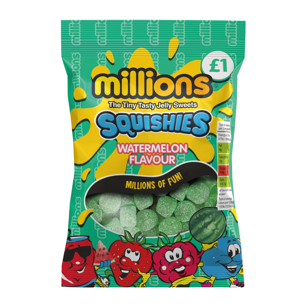 Millions Squishies Watermelon Bag 120g