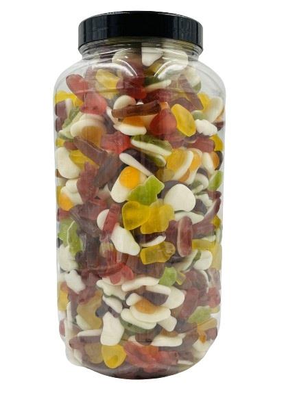 Simway Sweets 'You're The Best Thank You' Mix Sweet Gift Huge Mega 3KG Candy Jar - Choose Your Mix!