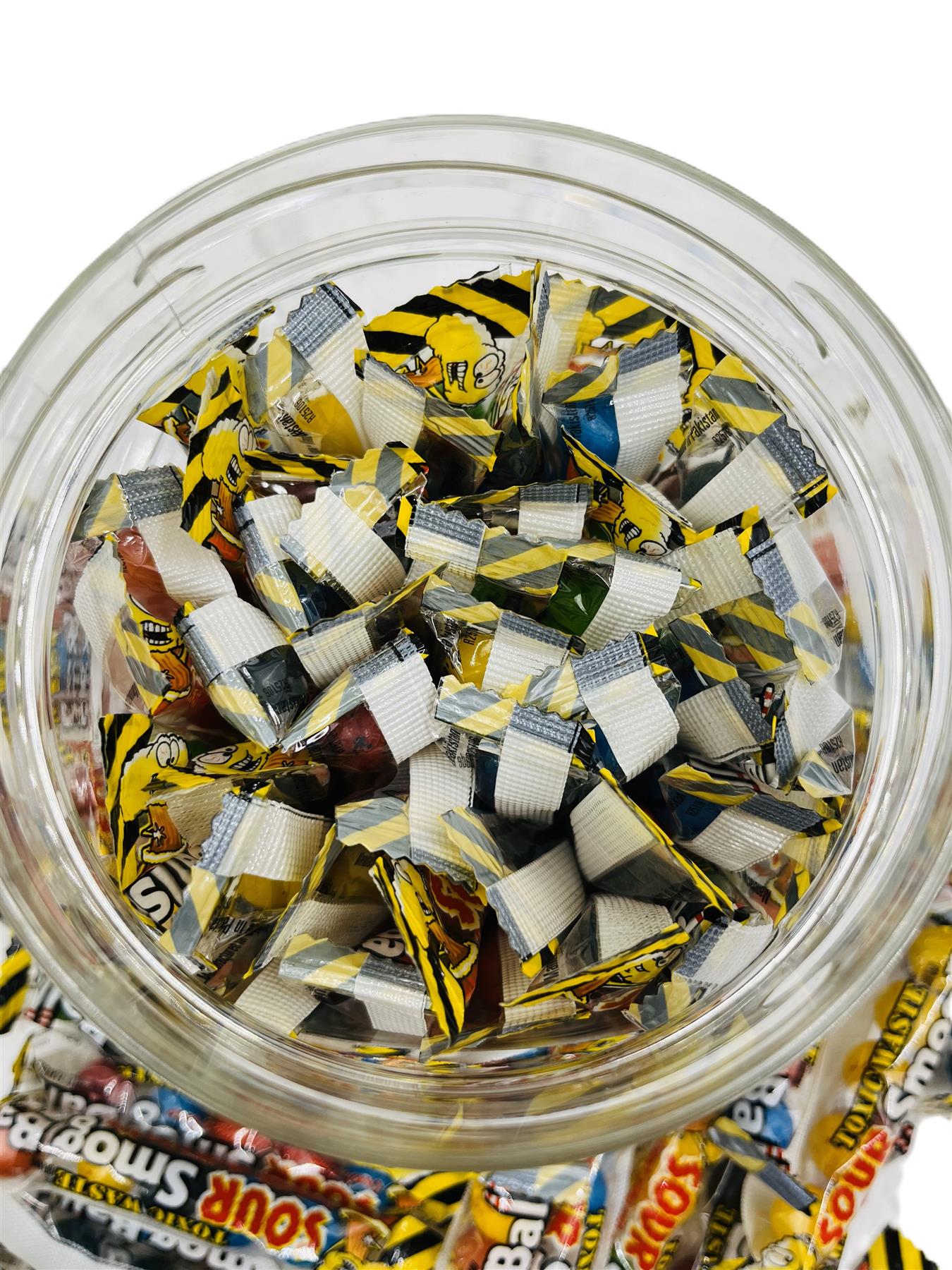 Simway Sweets Jar 505g - Smog Balls Shooters - Individually Wrapped American Sweets - Approximately 45 Pieces