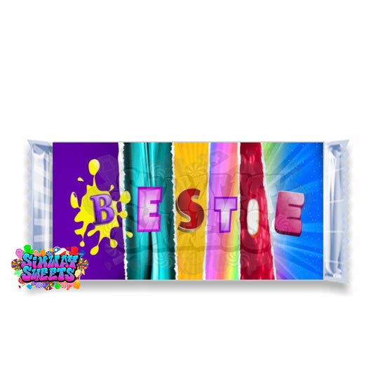 Novelty Wrapped Chocolate Bar - Bestie