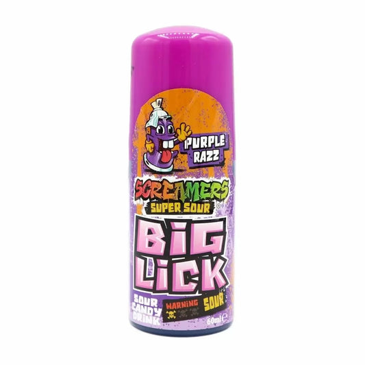 Zed Candy Screamers Purple Razz Big Lick 60ml