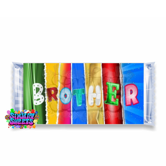 Novelty Wrapped Chocolate Bar - Brother