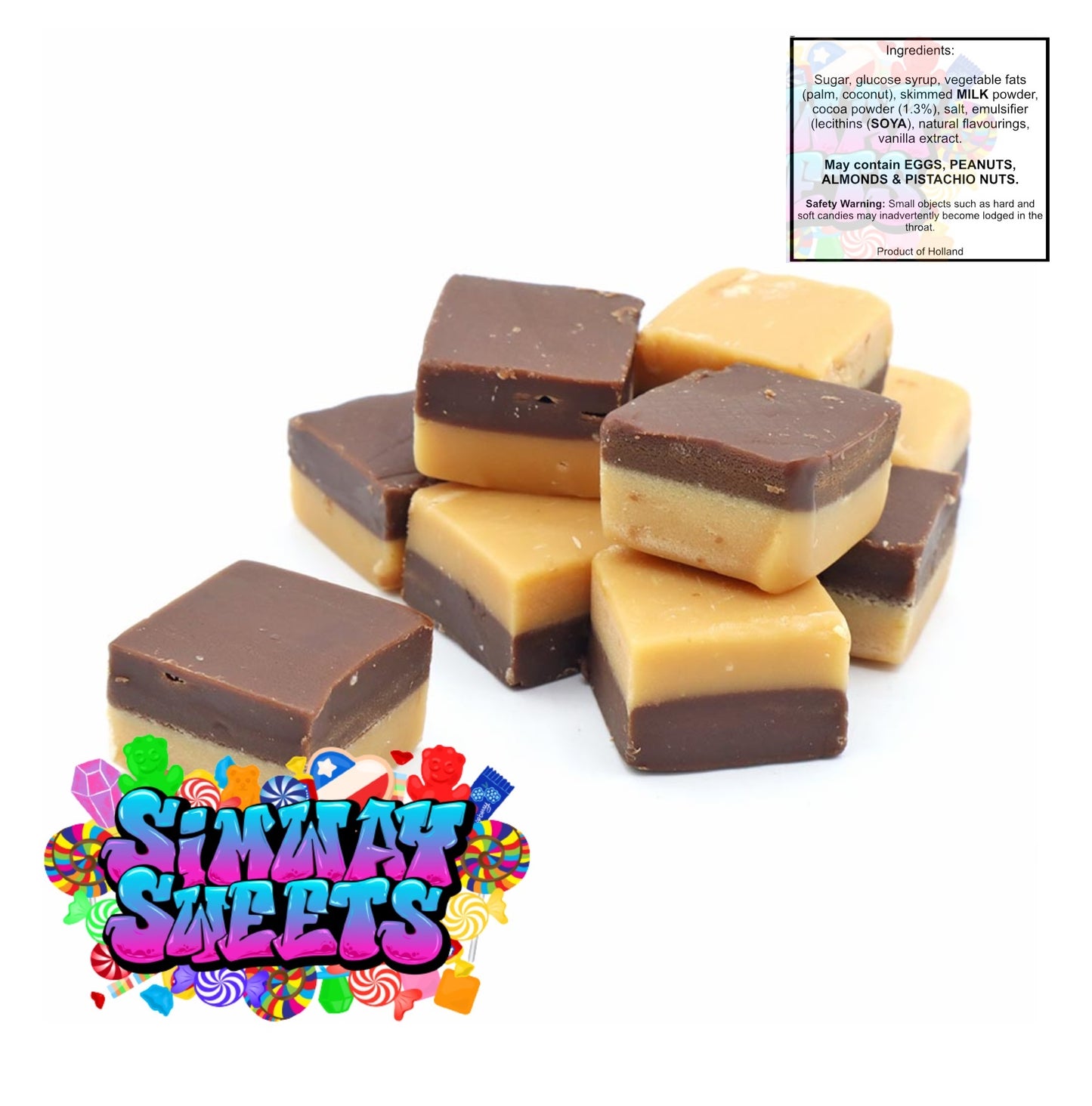 Create Your Own Custom Fudge Pouch - Pick & Mix - Price Per 100g - Bagged In One Pouch To Create Your Perfect Mix