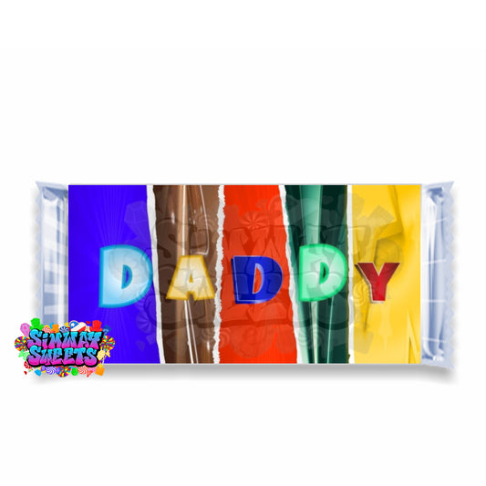 Novelty Wrapped Chocolate Bar - Daddy