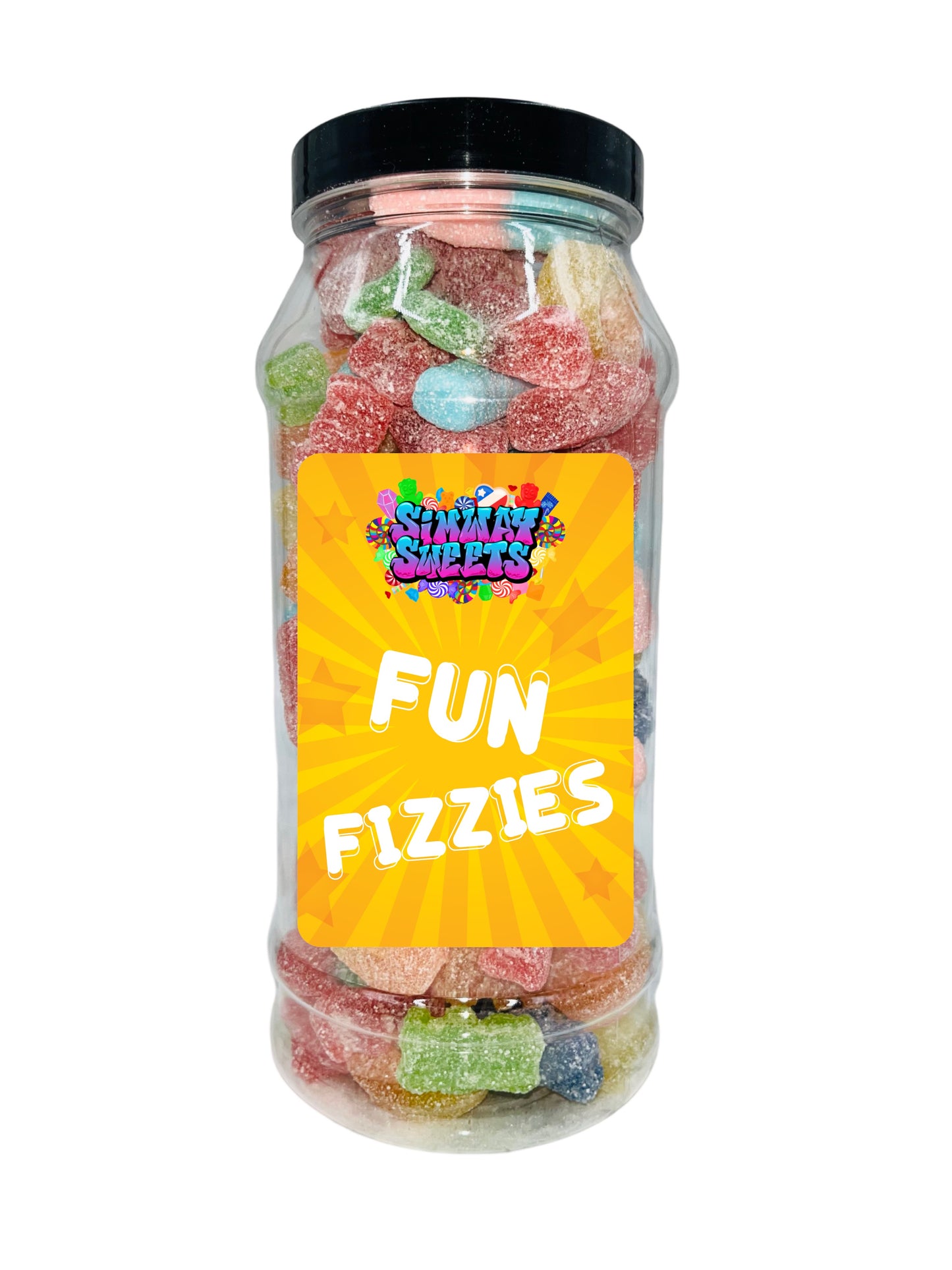 Simway Sweets Fun Fizzies Mix Sweet Gift Jar