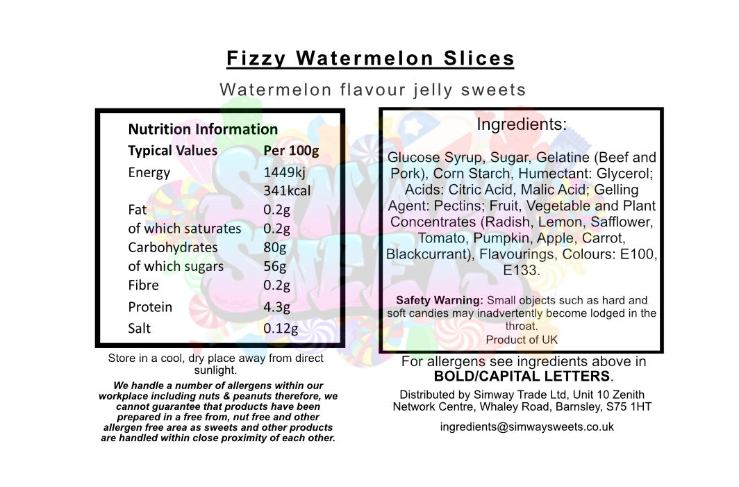 Fizzy Watermelon Slices