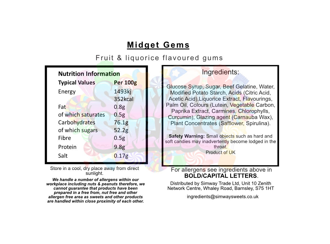 Lion Midget Gems